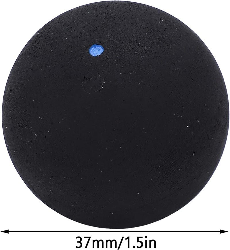 MUNEFE 37mm Single Dot Squash, Rubber Squash Racket Balls, Sports Squash Ball for Beginner Competition Training - Image 3